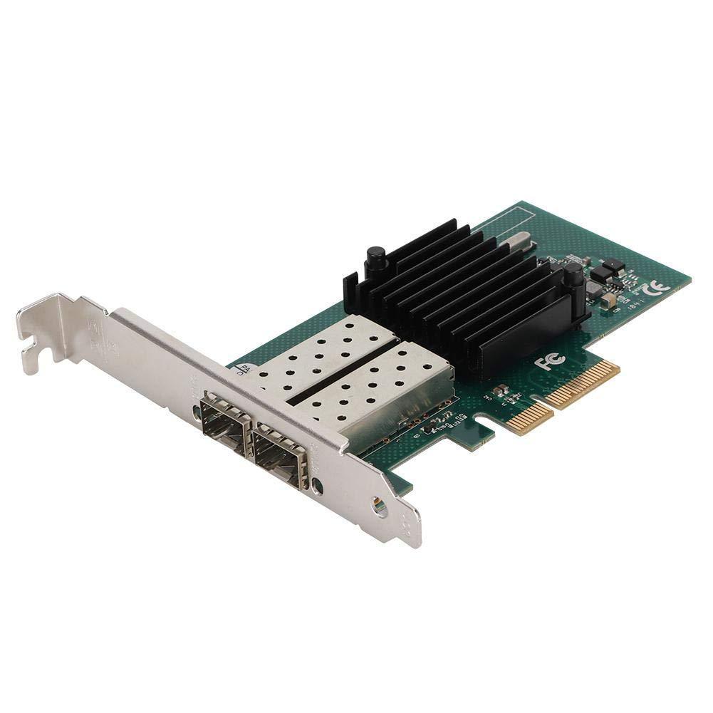 PCI-E Network Card for Intel 82576EB, 10/100/1000mbps Dual Port Fiber PCI Express Gigabit Network Card Adapter for Intel 82576EB - AloinfoUSA