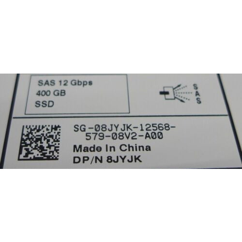 Dell Enterprise Plus 400GB 12 Gbps 2.5" SAS SSD w/ Caddy HUSMH8040BSS200 8JYJK - MFerraz Technology ITFL