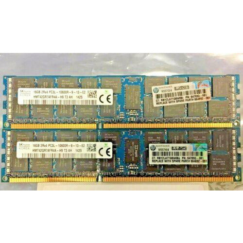 Memoria 647653-081 HP 16GB (1X16GB) 2RX4 PC3L-10600R MEMORY FOR G8 647901-B21 664692-001 - MFerraz Tecnologia
