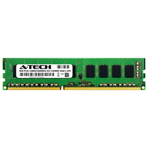 Memoria 4GB PC3-12800 DDR3 1600 ECC UDIMM Server Memory RAM for DELL POWEREDGE T110 II 2 - MFerraz Tecnologia
