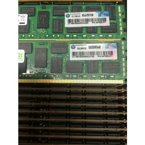 Memoria 647650-071 HP 8GB (1x8GB) PC3L-10600 DDR3-1333 Memory 647897-B21 664690-001 - AloinfoUSA