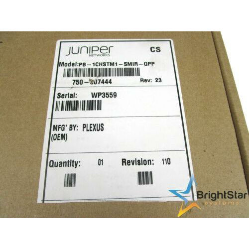 Juniper PB-1CHSTM1-SMIR-QPP 1-Port Channelized STM1 DS0 IQ PIC - MFerraz Tecnologia
