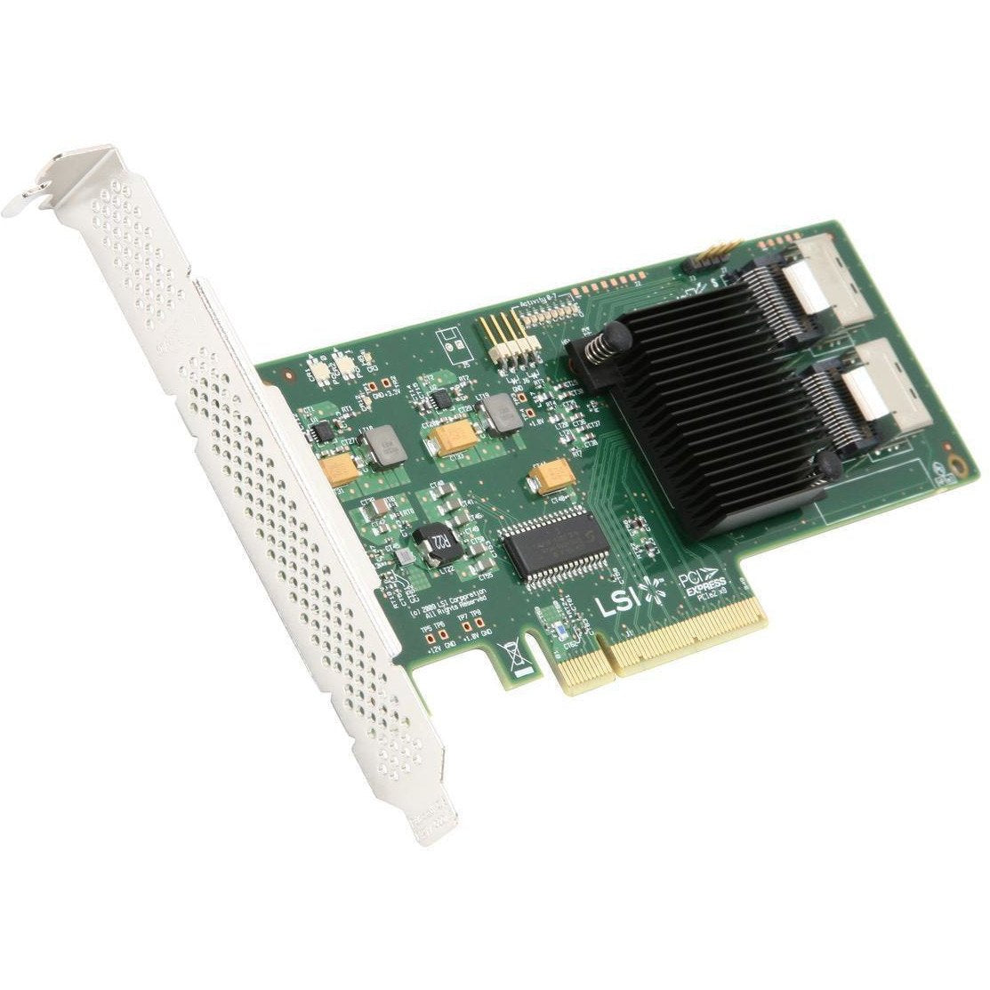 SAS9211-8I 8PORT Int 6GB Sata+SAS Pcie 2.0 - AloinfoUSA