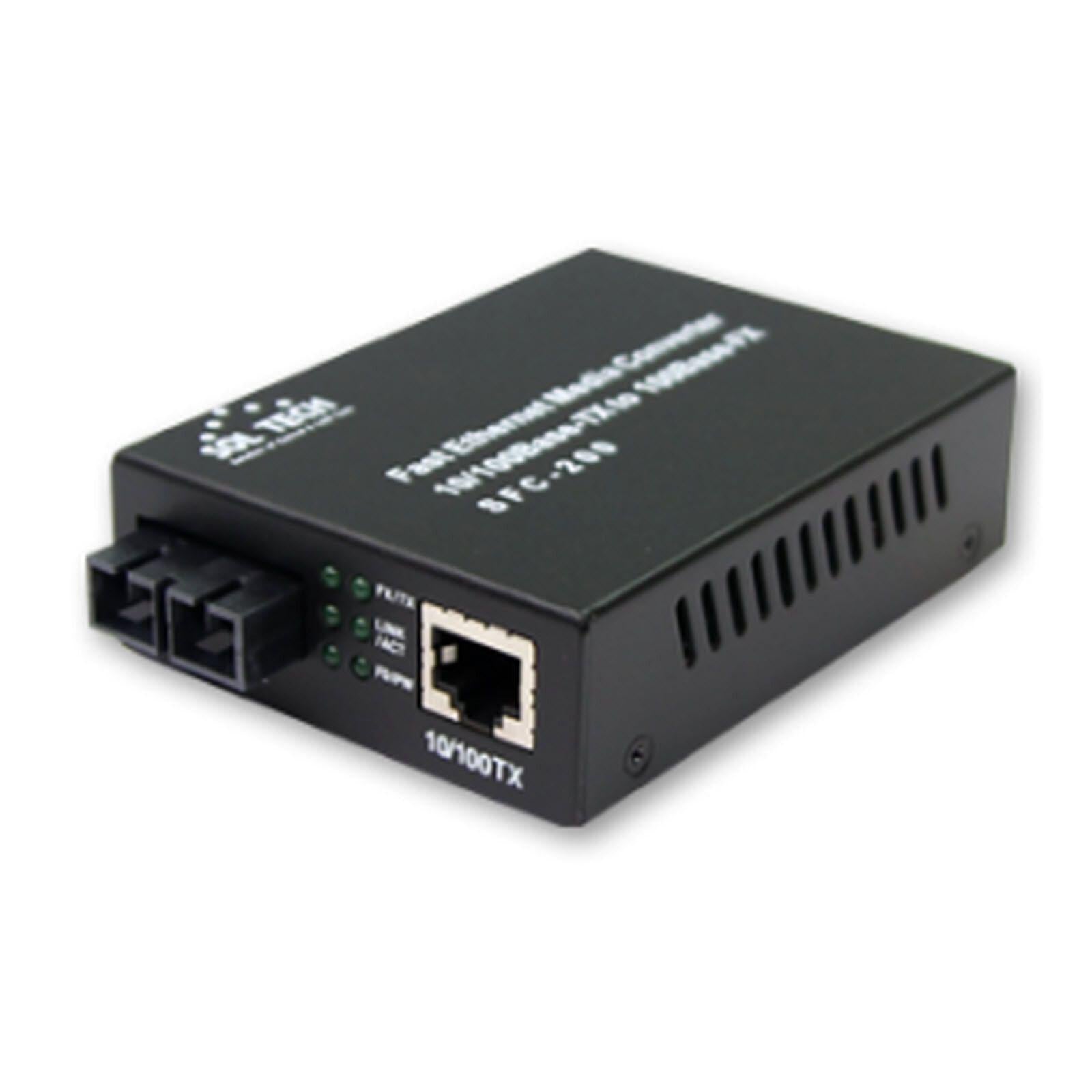 SOLTECH SFC200-SCM Fiber Optic Ethernet Converter Multi-mode 2km 1310nm SC Type-FoxTI