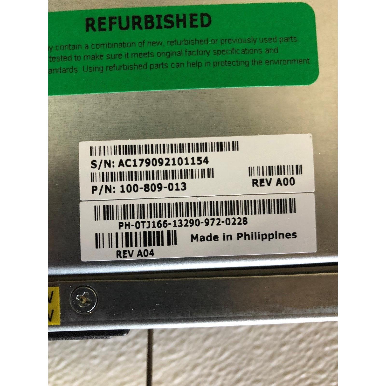 TJ166 Dell EMC2 1000VA 1000W 100-240V Standby PS C7GN5 TJ166 HJ4DK 100-809-013 729161306782 - AloinfoUSA