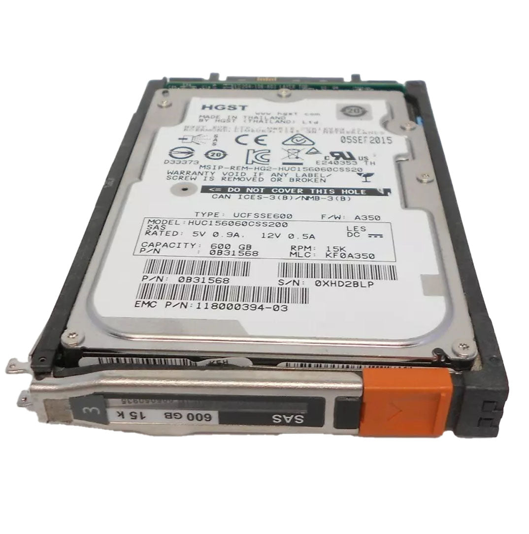 HPE 3.5" 2TB 7.2K SAS 6Gbps SSD