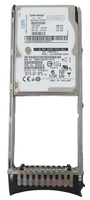 00Y2431 00Y2505 00Y5721 IBM 900GB 10K RPM 6Gb/s 2.5" SAS SERVER Hard Drive