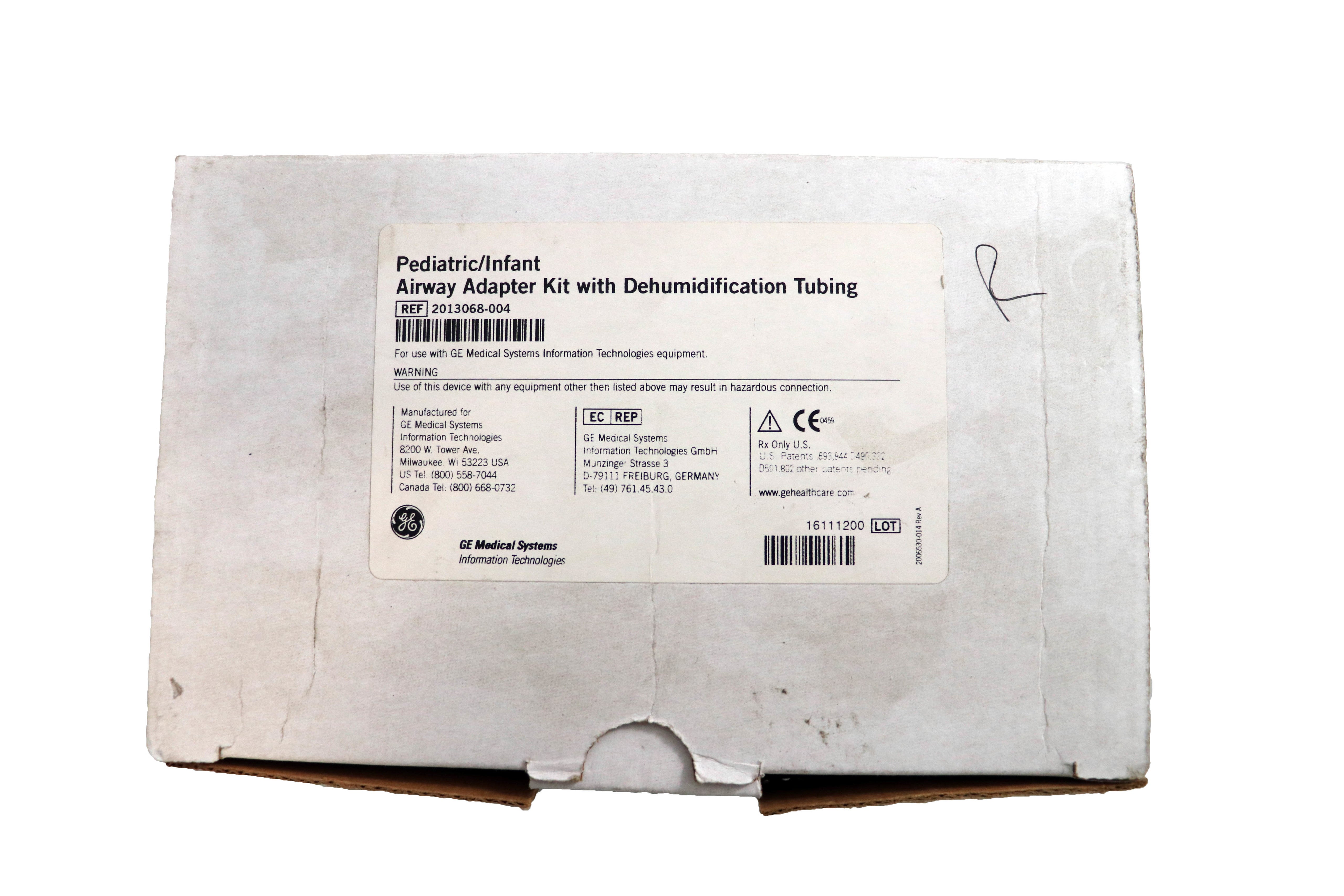 Pediatric/Infant Airway Adapter Kit with Dehumidification Tubing 10/box (2013068-004