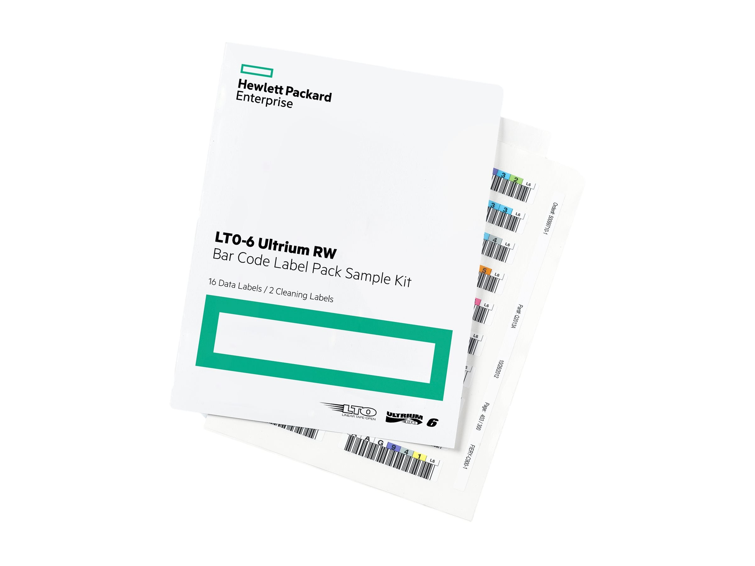 HPE Ultrium 6 RW Bar Code Label Pack
