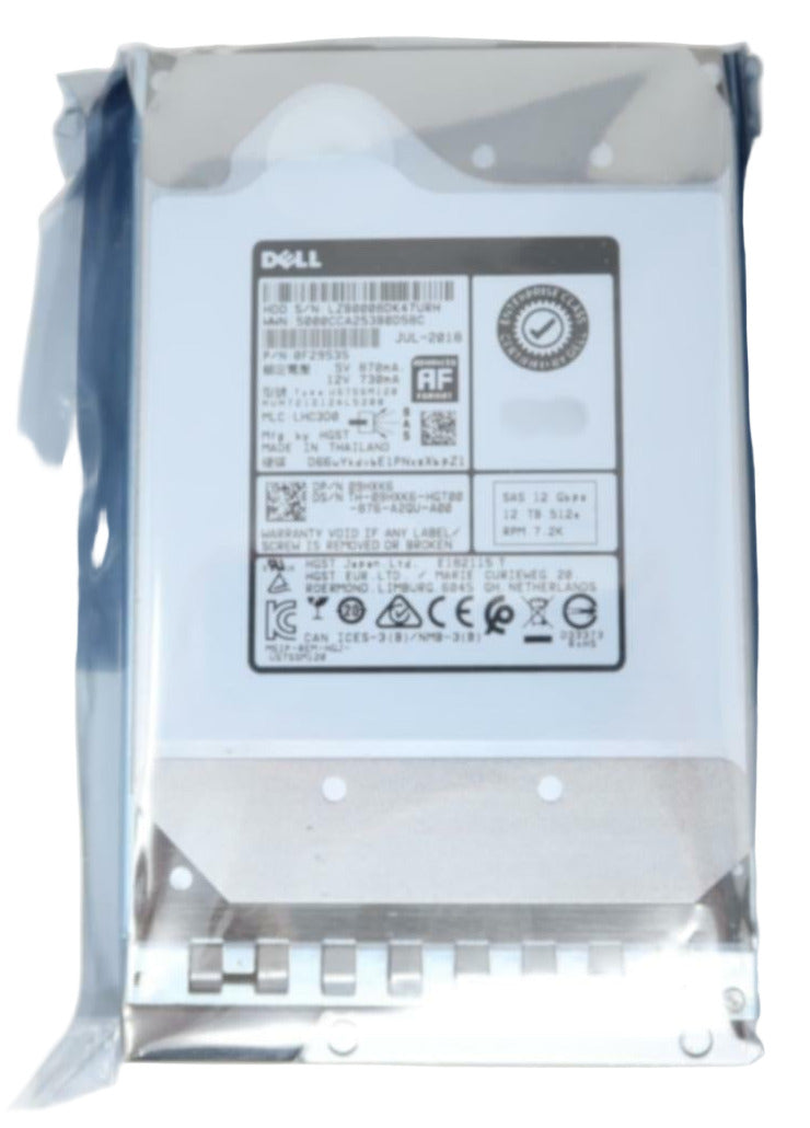 0K20K Dell 4TB SATA 3.5" 7.2k 6Gbps Hard Drive WD4000FYYZ