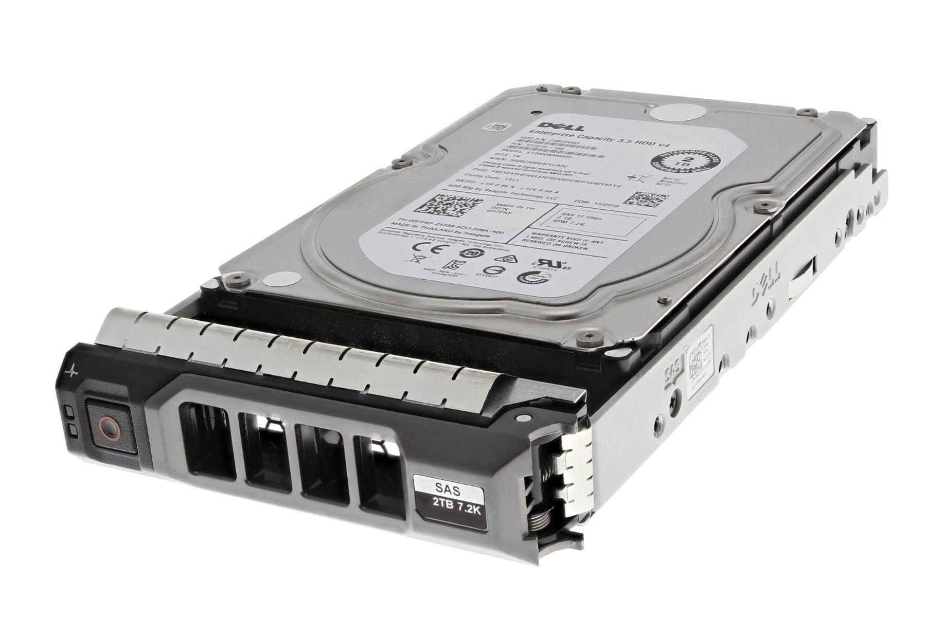 Dell R7FKF 2TB 7.2k rpm 3.5'' SAS 12Gbps Hard Drive