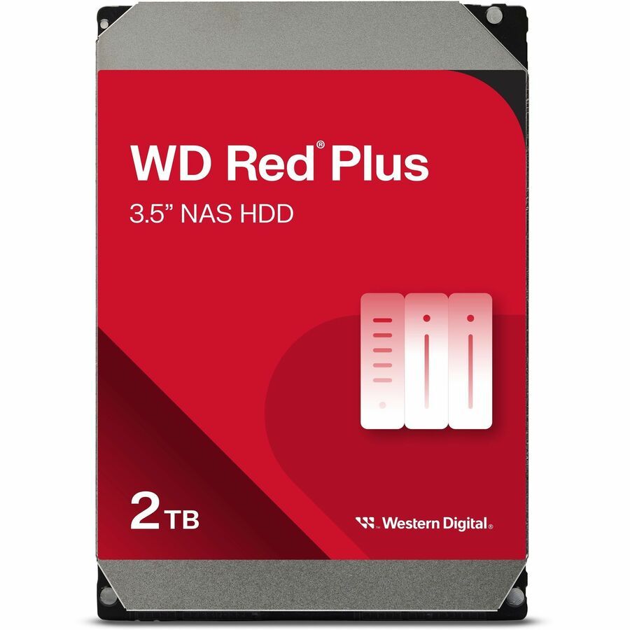 WD WD20EFPX 2TB Red Plus NAS 3.5in Hard DriveSATA 600 64MB Cache
