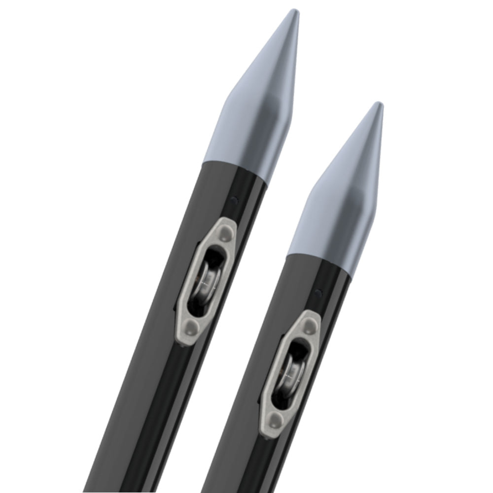 Taco Metals OI-3190CF Taco Open Water Internal & Collapsible Carbon Fiber, Outrigger Poles, 19"