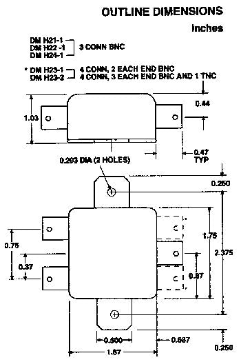 Dorne Triplexer-Dual VOR-Single GS Model DM H23-1