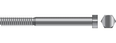 Seachoice SC30111 Cap Screw Hex Head, 3/8"-16 x 5"