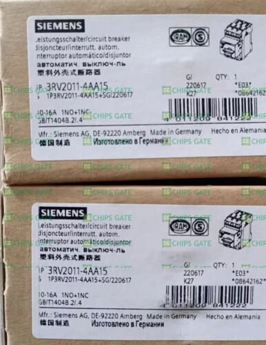 Siemens Circuit Breakers 3RV2011-4AA15 Motor