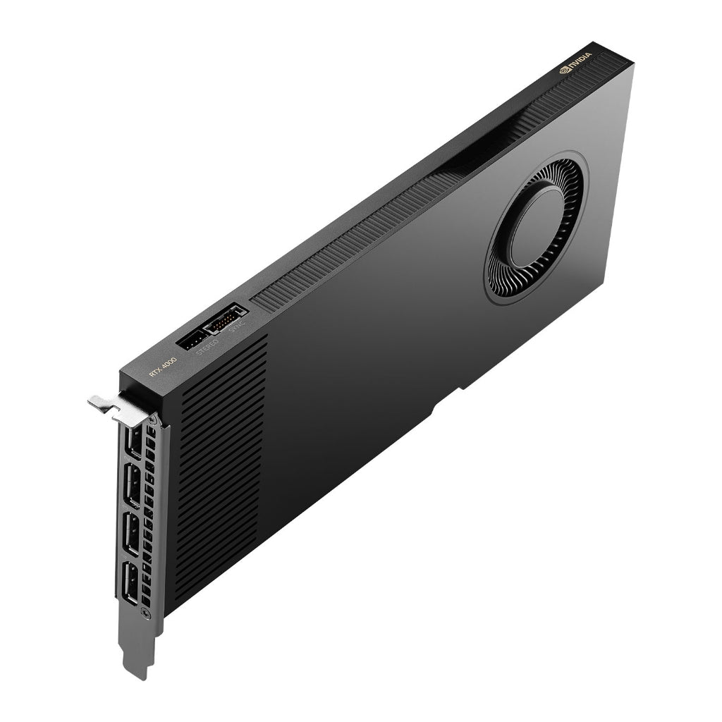 20GB PNY NVIDIA RTX 4000 ADA, 6144 CUDA, 192 Tensor, 48 RT Cores, GDDR6 ECC, 26.7 TFLOPS SP, DP1.4a