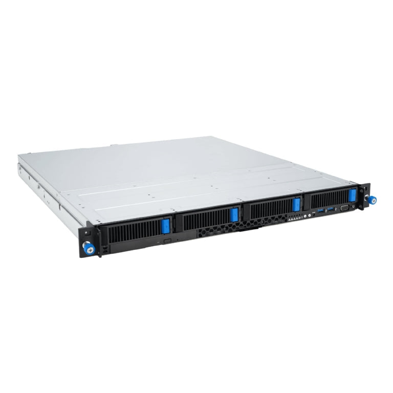 ASUS RS300-E12-PS4 1U Rackmount Xeon E-2400 Series Server - 4x Hot-Swap Bays - Dual Gigabit LAN - Single PSU