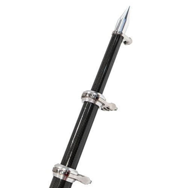 Taco Metals OT-3160CF Taco Carbon Fiber Tele-Outrigger Pole, 16', 1 pr.