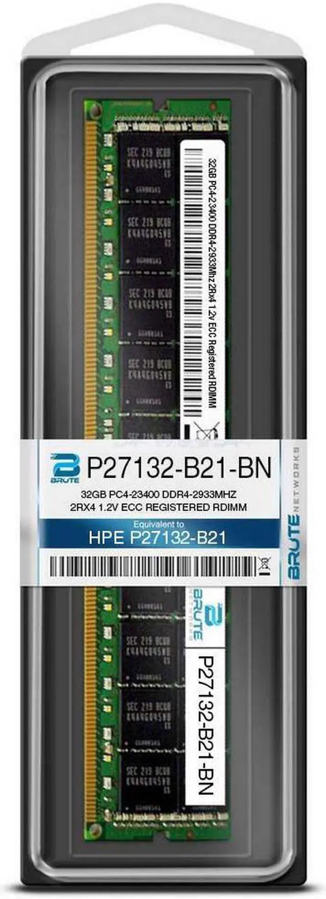 P27132-B21 - HPE Compatible 32GB PC4-23400 DDR4-2933Mhz 2Rx4 1.2v ECC Registered RDIMM