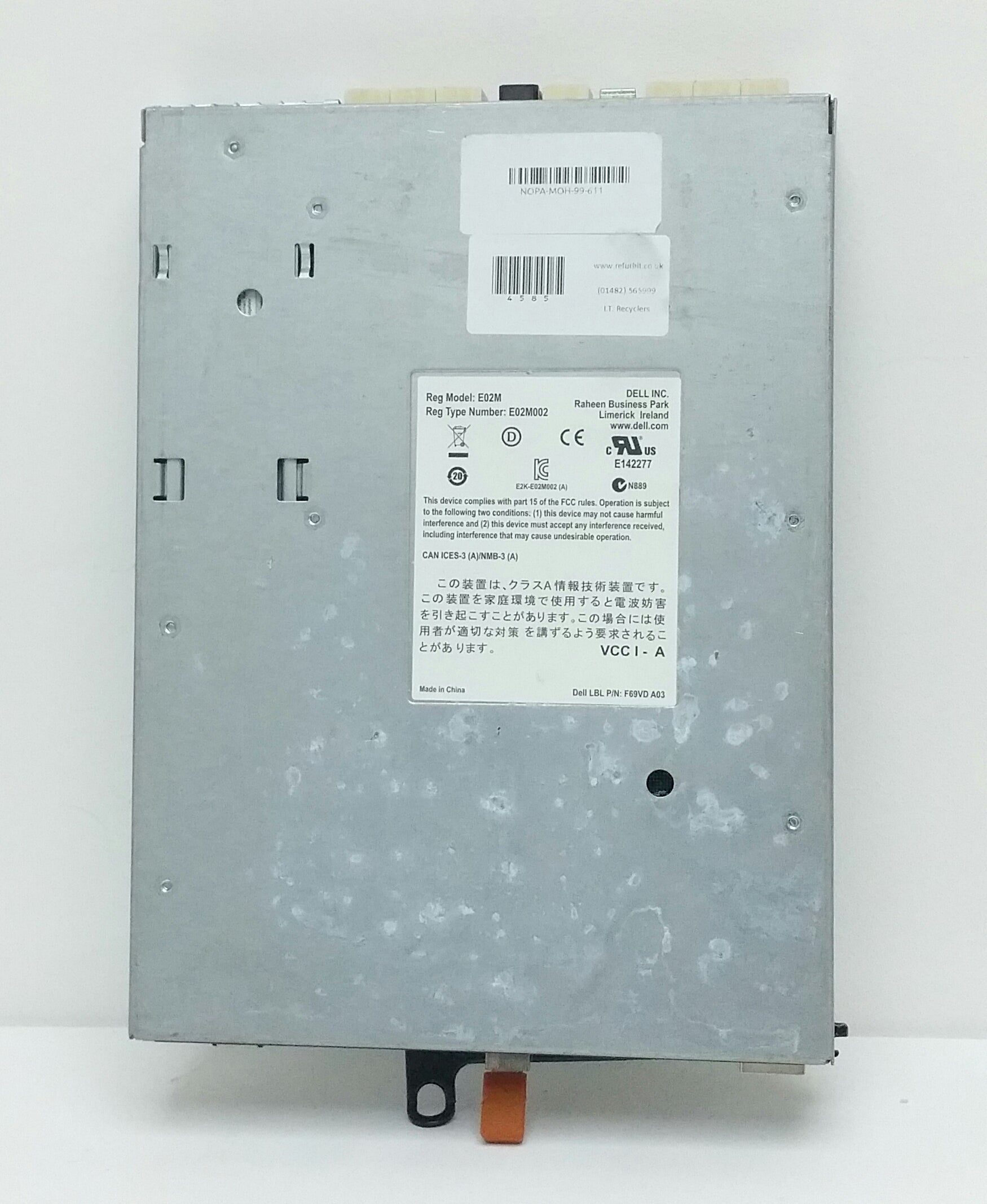 Dell E02M E02M002 Storage Area Network (SAN), 4 x 1GB RJ45 Ports, 1 x 3GB SAS Ports - Image 1