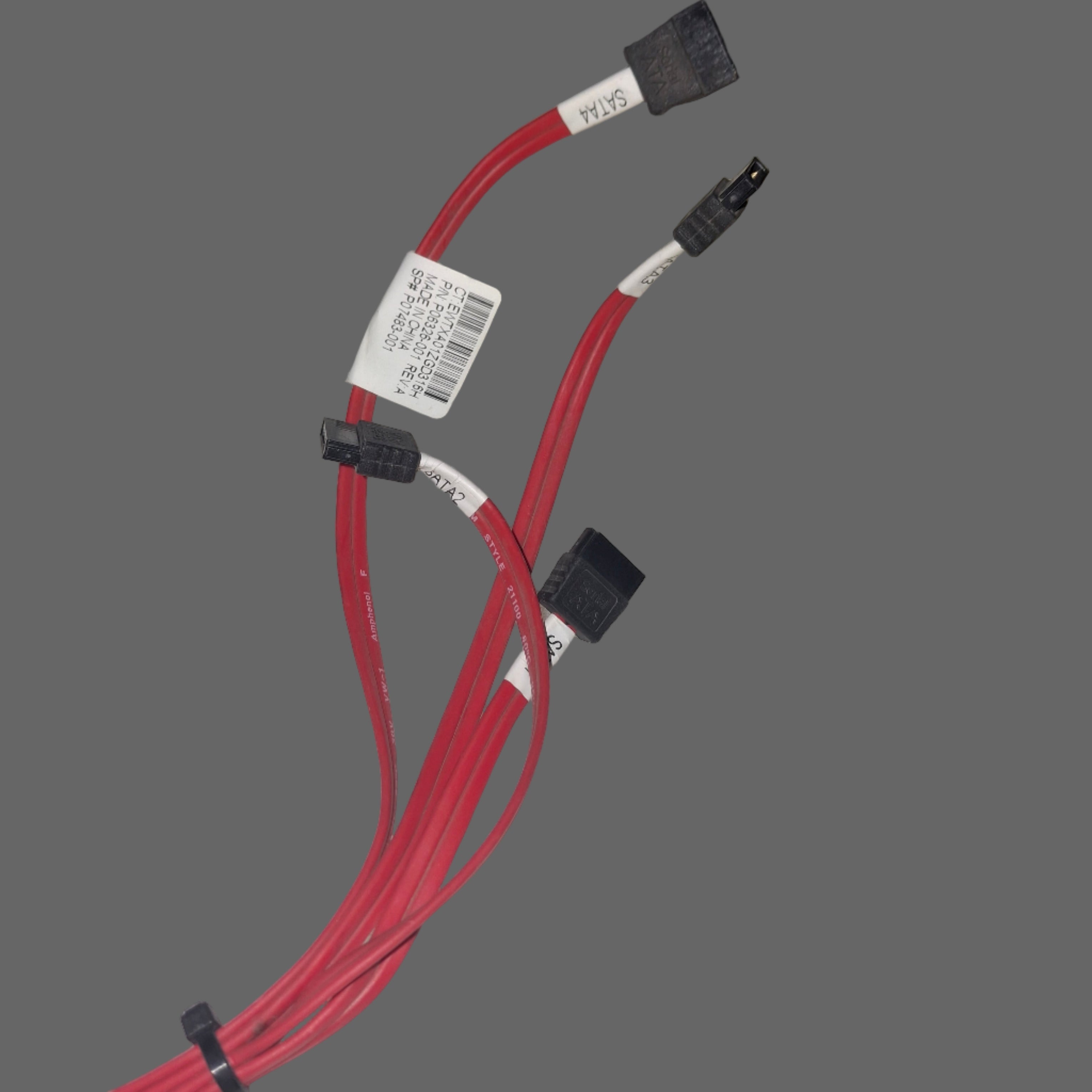 HP P06326-001 - 4x HDD SATA Cable Connector View | Alo Tech Solutions