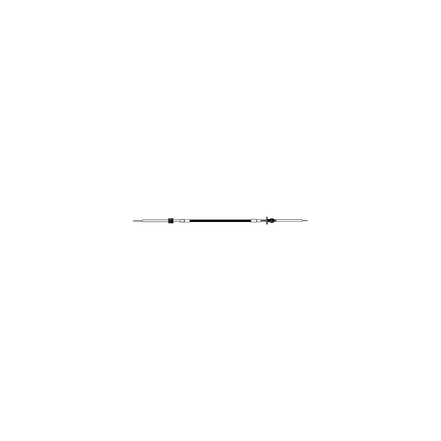 Uflex C4X18 UFLEX Johnson/Evinrude (OMC) Pre 1979 Engine Control Cable, 18'