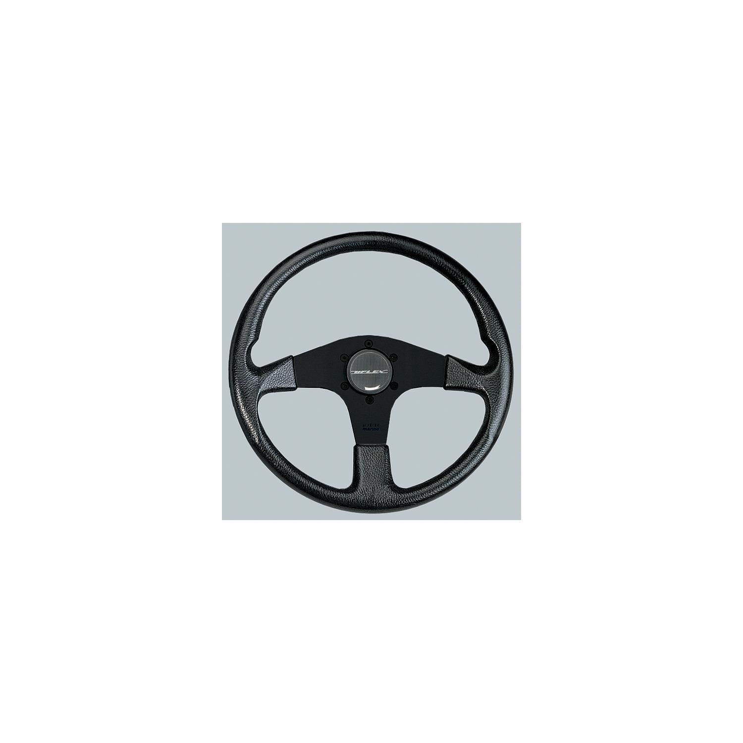 Uflex CORSEBB Uflex Steering Wheel, Black PVC Grip w/Black Spokes