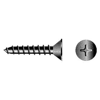 Seachoice SC0640 Phillips Tapping Screws Flat Head, #10 x 2"