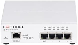 Fortinet FortiGate-30G Firewall for Small Offices with 4 Gigabit Ethernet RJ45 Ports (FG-30G)|B0DJBJMCWF