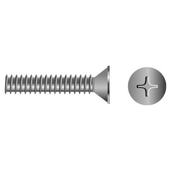 Seachoice Stainless Steel Phillips Machine Screw - Flat Head, 1/4-20 x 3"