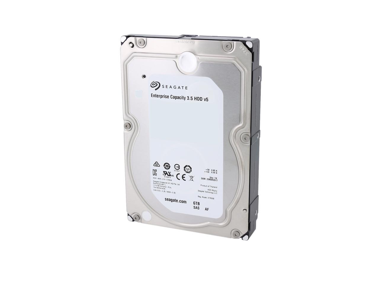 Seagate Enterprise Capacity 3.5 V.5 ST6000NM0095 6TB 7200 RPM 256MB Cache SAS 12Gb/s 3.5" Enterprise Internal Hard Drive Bare Drive