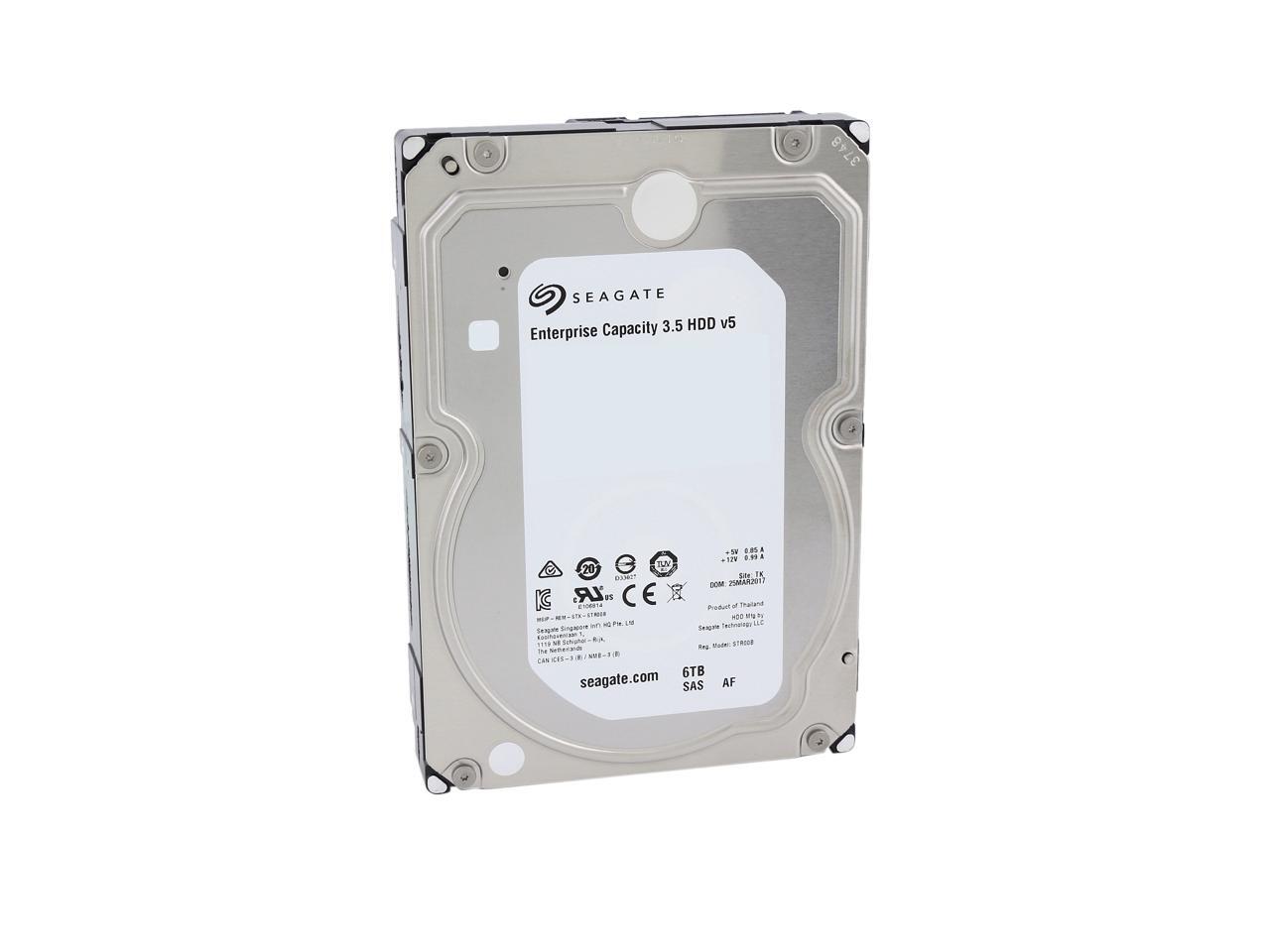 Seagate Enterprise Capacity 3.5 V.5 ST6000NM0095 6TB 7200 RPM 256MB Cache SAS 12Gb/s 3.5" Enterprise Internal Hard Drive Bare Drive