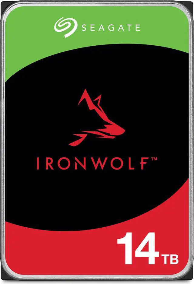 Main image of Seagate IronWolf 14TB NAS Hard Drive 7200 RPM 256MB Cache SATA 6.0Gb/s CMR 3.5" Internal HDD for RAID Network Attached Storage ST14000VN0008