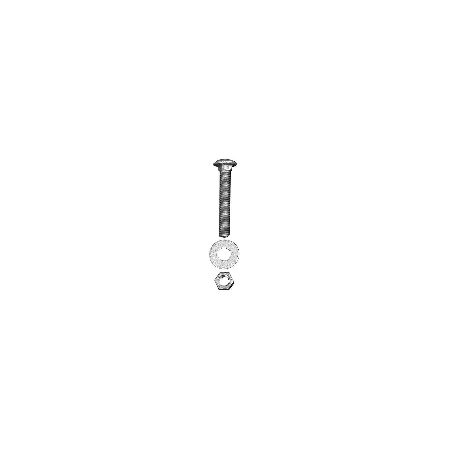 Tie Down Engineering 26534 Dock Hardware Hot Dipped Galvanized Carriage Bolt Set, (8 Per Bag)