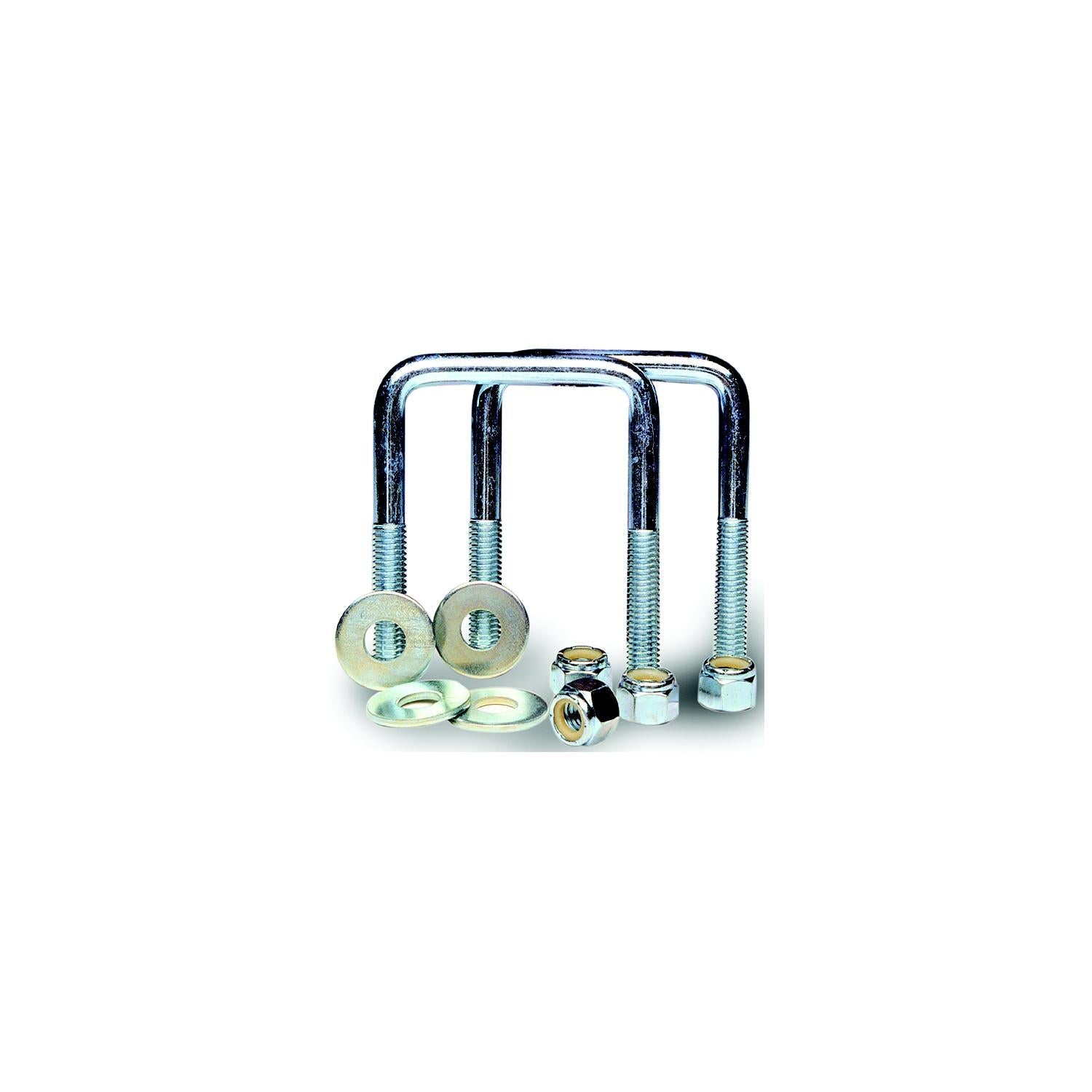 Tie Down Engineering 86211 Zinc Plated Square U-Bolt Kit
