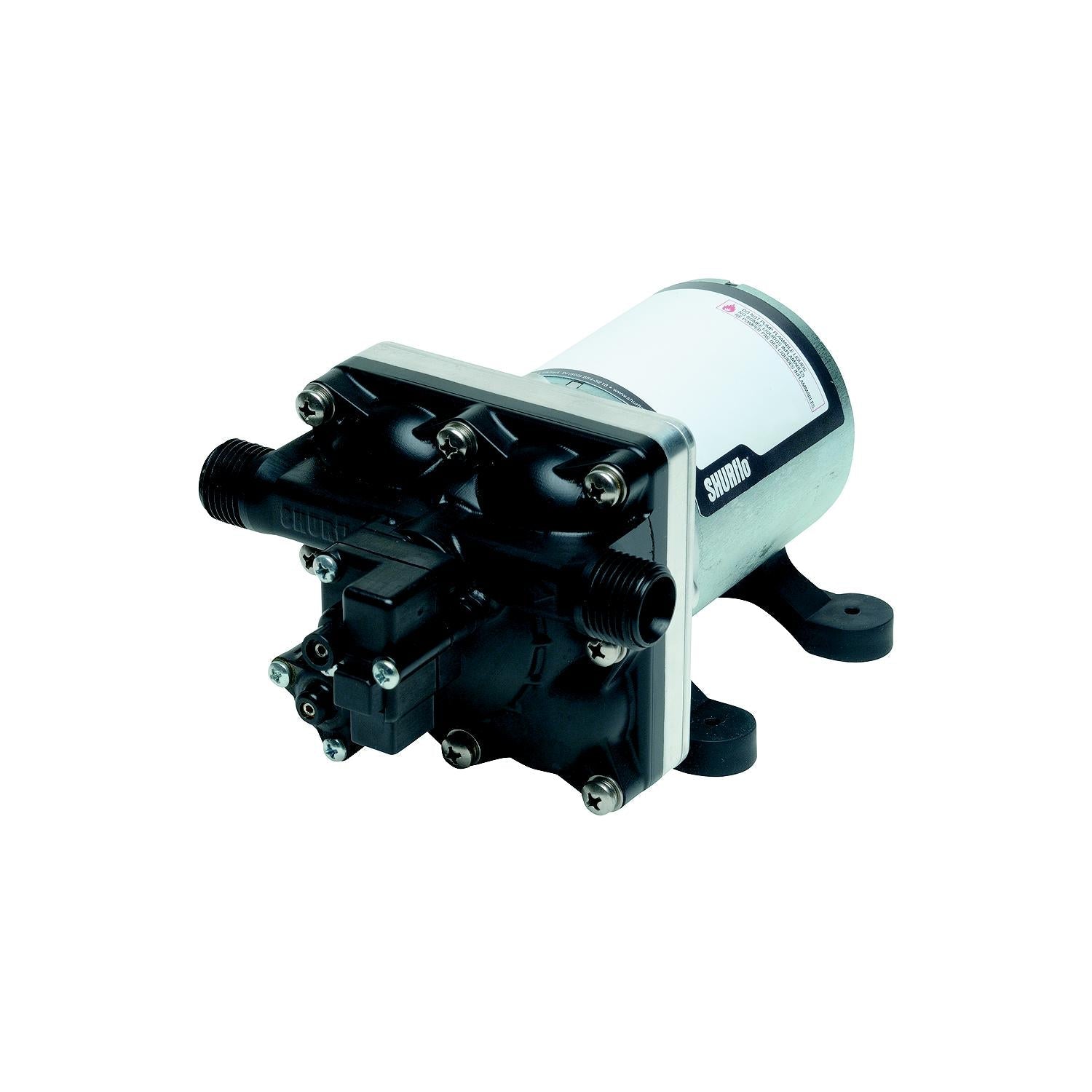 Shurflo 4008-101-E65 Revolution Self-Priming 3 GPM 55 PSI 12V Fresh Water RV, Pump