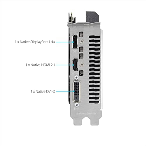 ASUS Dual NVIDIA GeForce RTX 3050 6GB OC Edition Gaming Graphics Card - PCIe 4.0, 6GB GDDR6 Memory, HDMI 2.1, DisplayPort 1.4a, 2-Slot Design, Axial-tech Fan Design, 0dB Technology, Steel Bracket|B0CVCG2VPK
