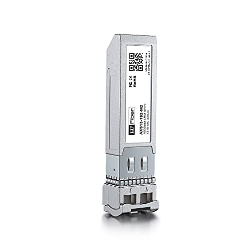 H!Fiber 10G Multimode SFP+ LC Module, 10GBase-SR Fiber Transceiver for Cisco SFP-10G-SR, Meraki MA-SFP-10GB-SR, Ubiquiti UniFi UF-MM-10G, Mikrotik, Netgear and More (MMF,850nm,300m,DDM) 2 Pack|B07JGV5G2M