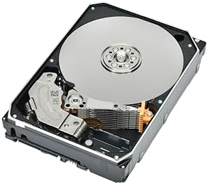 Toshiba N300 16TB NAS 3.5-Inch Internal Hard Drive - CMR SATA 6 GB/s 7200 RPM 512 MB Cache - HDWG51GXZSTA|B0CYR2ZZCX