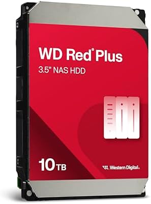 Western Digital 16TB WD Red Pro NAS Internal Hard Drive HDD - 7200 RPM, SATA 6 Gb/s, CMR, 512 MB Cache, 3.5" - WD161KFGX|B08K3VVKSW
