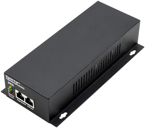 Gigabit PoE+ Injector Adapter - 30W 48V Power Over Ethernet Plus - 10/100/1000Mbps, IEEE 802.3af/at Compliant - Up to 100 M (328 ft) Range, by ThePoEstore|B07V24C4M8