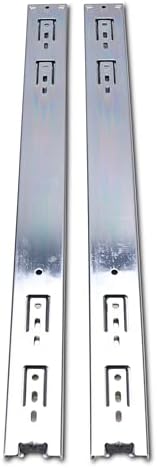 Rosewill Sliding Chassis Rail Kit for 2U to 5U Chassis (Adjustable 20" to 33.5" Depth) 3-Section for Server Case/Rackmount Case - RSV-RL20H|B0D9NLQV21