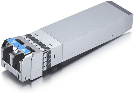 10GTEK 10GBase-SR SFP+ LC Transceiver, 10G 850nm Multimode SFP Module, up to 300 Meters, for Cisco SFP-10G-SR, Meraki MA-SFP-10GB-SR, Ubiquiti UniFi UF-MM-10G, Fortinet, TP-Link and More, Pack of 2|B08BP55663