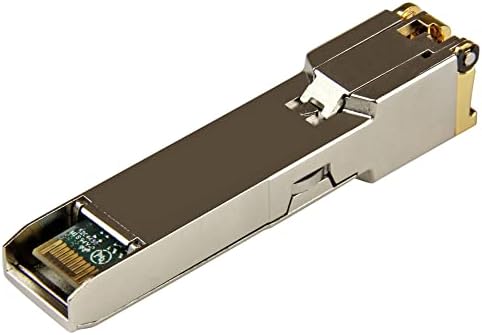StarTech.com Cisco SFP-GE-T Compatible - Gigabit SFP - 10/100/1000 Mbps - RJ45 Port - 1000Base-T - Copper SFP - GBIC Module|B007UR0CZE