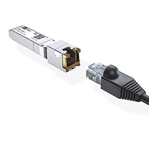 H!Fiber 10G Multimode SFP+ LC Module, 10GBase-SR Fiber Transceiver for Cisco SFP-10G-SR, Meraki MA-SFP-10GB-SR, Ubiquiti UniFi UF-MM-10G, Mikrotik, Netgear and More (MMF,850nm,300m,DDM)|B06XDV3ZYW