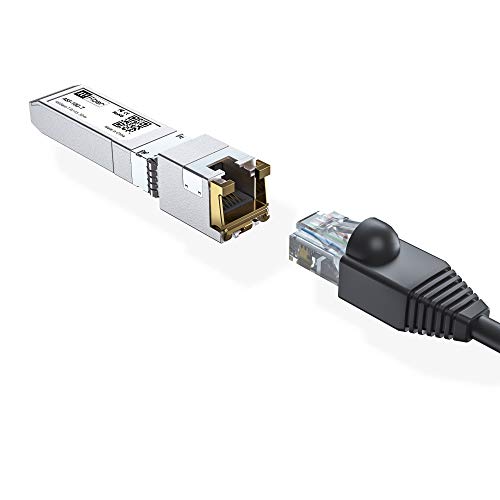 H!Fiber 10G Multimode SFP+ LC Module, 10GBase-SR Fiber Transceiver for Cisco SFP-10G-SR, Meraki MA-SFP-10GB-SR, Ubiquiti UniFi UF-MM-10G, Mikrotik, Netgear and More (MMF,850nm,300m,DDM)|B06XDV3ZYW