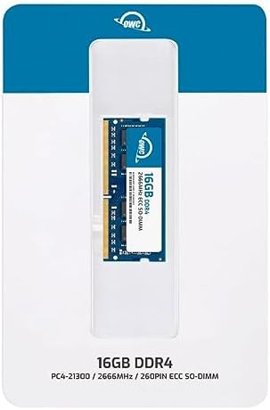 OWC 32GB (2X16GB) DDR4 RAM Compatible with Synology DiskStation DS723+ and DS923+ NAS System 2666MHz PC4-21300 CL19 ECC Unbuffered SODIMM 2Rx8 1.2V Memory Upgrade|B0CCF65QG4