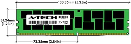 A-Tech 64GB Kit (2x32GB DDR4 2400MHz PC4-19200 ECC LRDIMM 4Rx4 Quad Rank 1.2V Load Reduced DIMM 288-Pin Server RAM Memory Upgrade Modules (A-Tech Enterprise Series