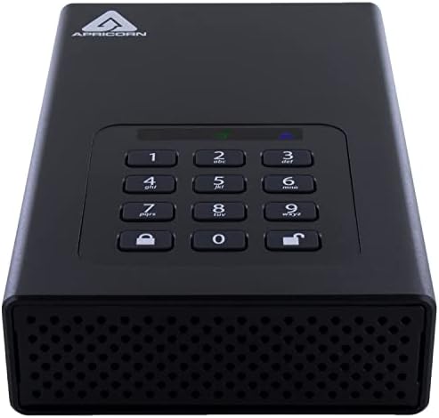 Apricorn 2TB Aegis Padlock DT 256-Bit Encrypted USB 3.0 Hard Drive (ADT-3PL256-2000)|B006U6LYMG
